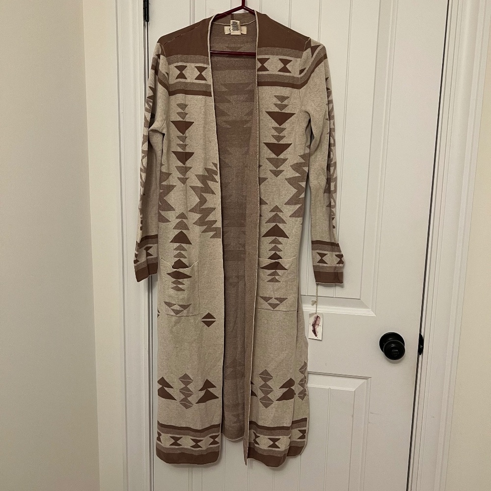Jessica Simpson long seater coat